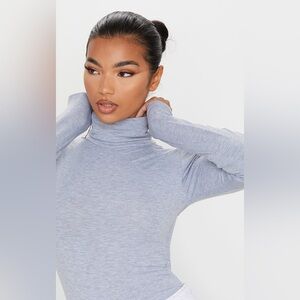 NWT Pretty little thing roll neck long sleeve bodysuit